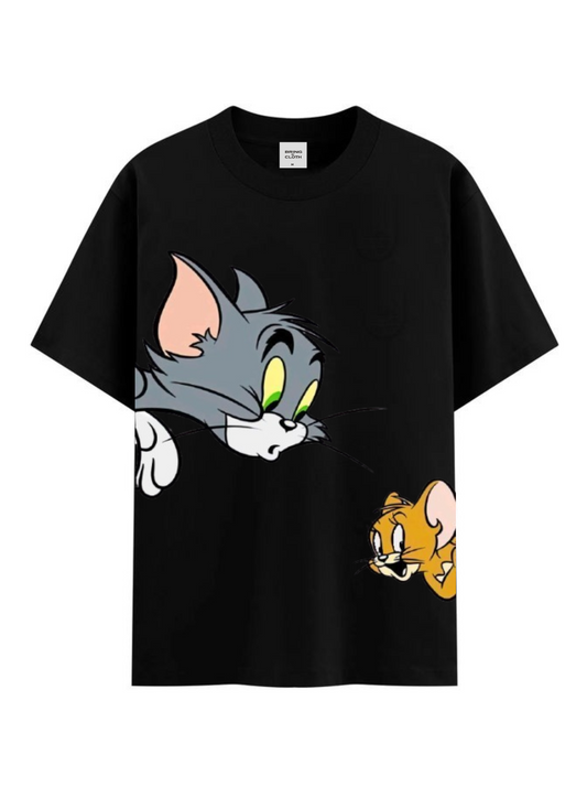 TOM & JERRY BLACK TEE
