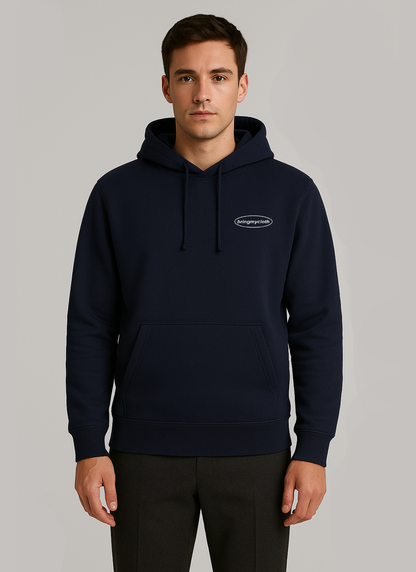 HOODED SWEATSHIRT BASIC - NAVY