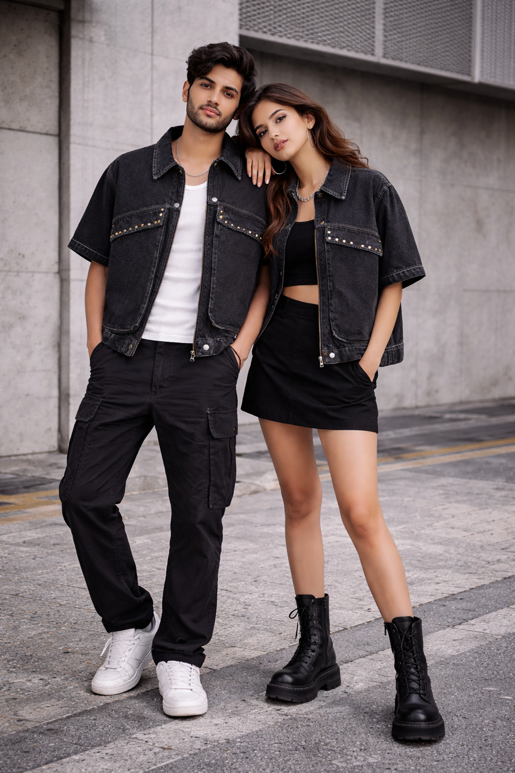 Shadow Rivet Utility Denim